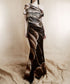 Feather Print Mermaid Dress